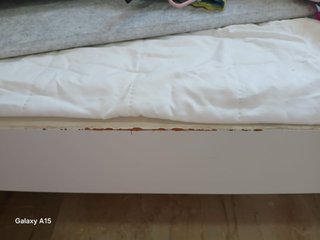 Cama infantil IKEA Kritter blanca 70x160