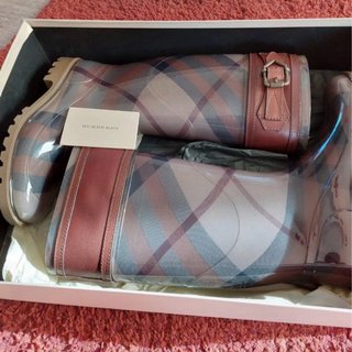 Stivali da pioggia donna Burberry