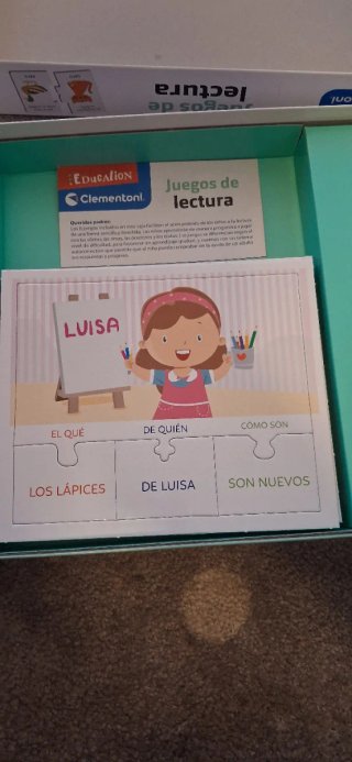 Juego de lectura Clementoni 5-7 años SIN ESTRENAR