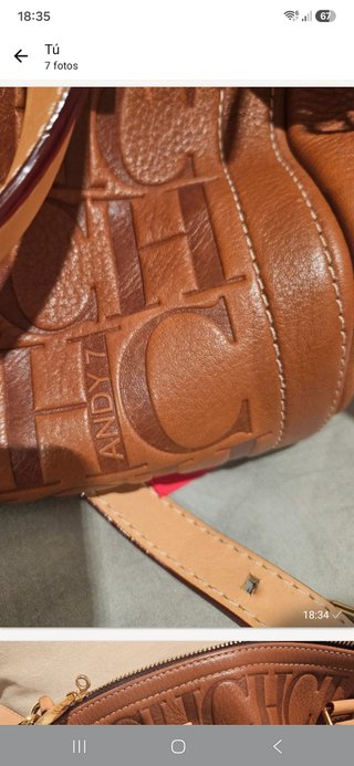 Bolso Piel Carolina Herrera Andy7 Marrón
