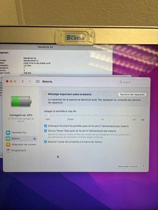 MacBook Air 13 i5 8GB 256GB SSD