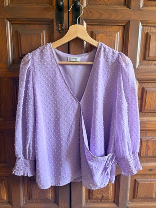 Blusa morada Fórmula talla única