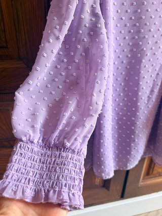 Blusa morada Fórmula talla única