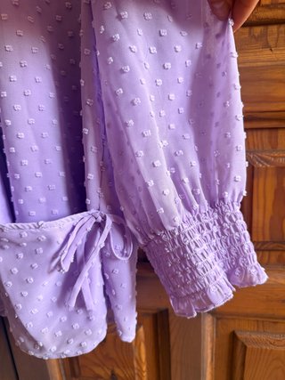 Blusa morada Fórmula talla única