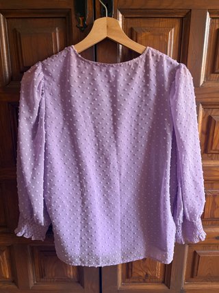 Blusa morada Fórmula talla única