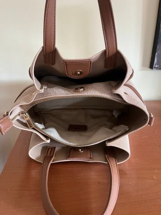 Bolso elegante Don Algodón Beige/Marrón