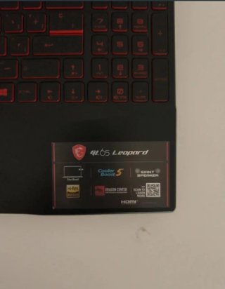 Portátil MSI Negro