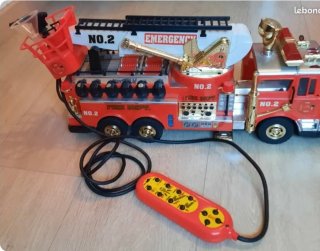Camión bomberos Macadam cable años 80