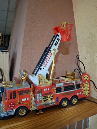 Camión bomberos Macadam cable años 80