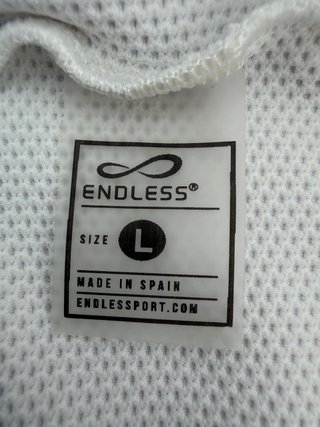Sudadera Endless Blanca y Negra Talla l