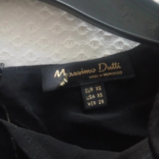 Blusa donna Massimo Dutti nera