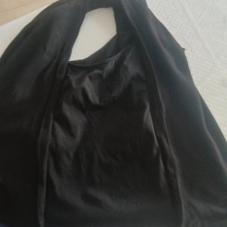 Blusa donna Massimo Dutti nera