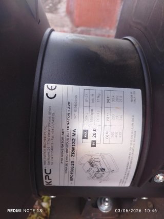 Generador 20kva para tractor con 1 año de garantía