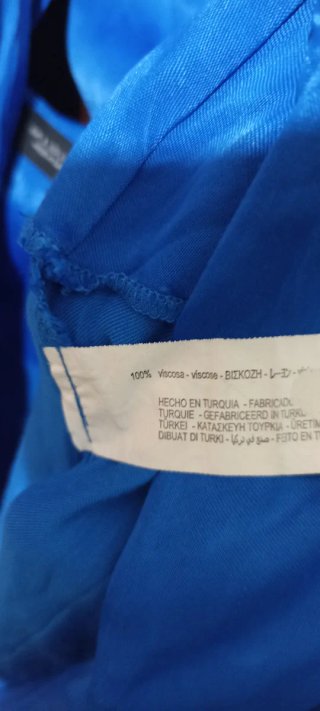 Tuta palazzo Zara blu taglia L