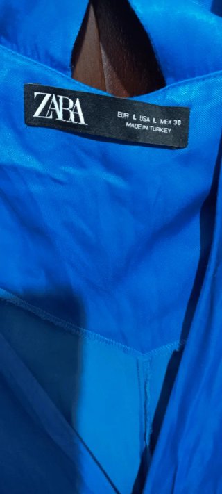 Tuta palazzo Zara blu taglia L