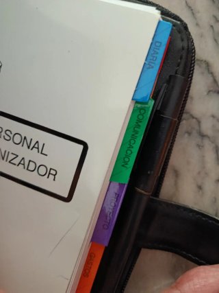 Organizador Personal con Agenda Negra