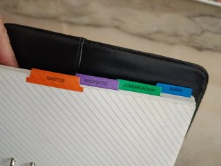 Organizador Personal con Agenda Negra