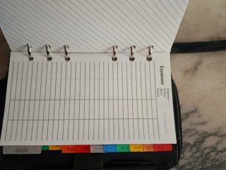 Organizador Personal con Agenda Negra