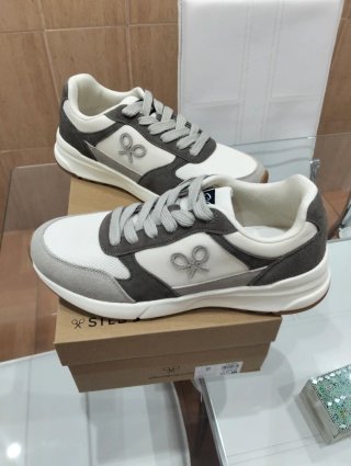 Zapatillas Silbon Hombre Talla 42 Gris/Blanco
