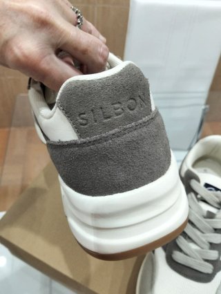 Zapatillas Silbon Hombre Talla 42 Gris/Blanco