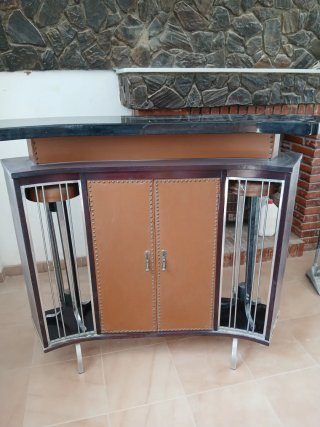 Mueble Bar Vintage Madera y Metal