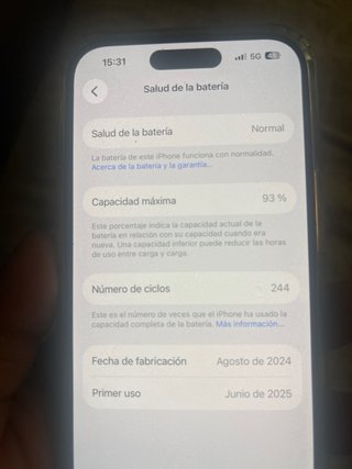 IPhone 15 BATERIA AL 90% MAÑANA YA NO ESTARA!!