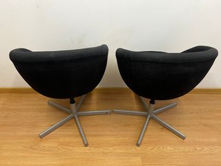 2 Sillas Giratorias IKEA Skruvsta Negras