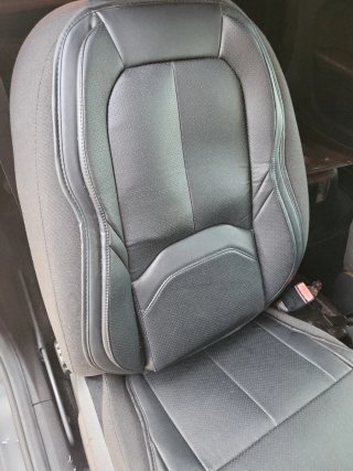 Cojín y respaldo coche universal negro