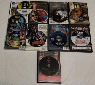 PELÍCULAS DE TERROR: LOTE 5 con 10 DVDs