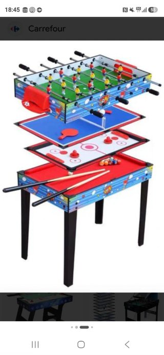 Mesa multijuego 4 en 1