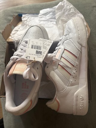 Zapatillas Adidas Blancas y Rosas