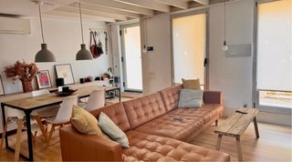 Sofá de piel Ikea 4 plazas Landskrona