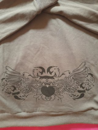 Sudadera gris con capucha y cremallera