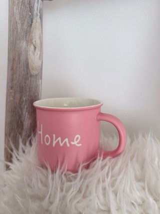 Taza rosa Home de cerámica