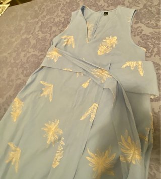 Vestido Verano Bordado Talla L
