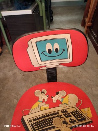 Silla de ordenador infantil con dibujos