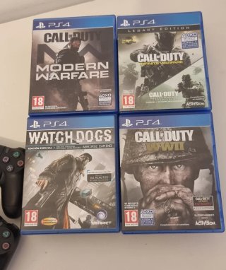 PS4 Slim 1TB + 2 Mandos + 4 Juegos