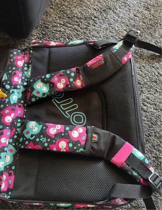 Mochila Totto Gatitos Rosa y Turquesa