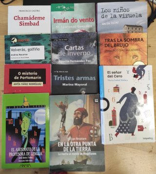 Libros de lectura 1 y 2 ESO IES Lucus Augusti