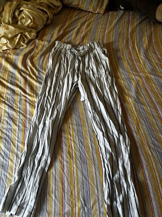 Pantalones negros textil-r talla 38