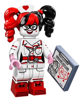 Minifigura LEGO BATMAN MOVIE - NURSE HARLEY QUEEN