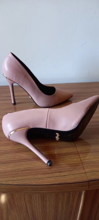 Zapatos de tacón elegantes color maquillaje/rosa