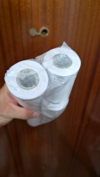 39 Rollos Papel Térmico 75,4mm
