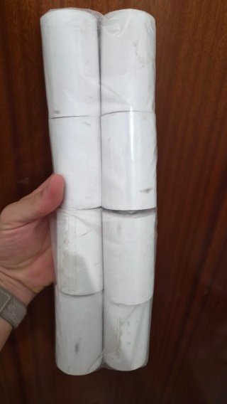 39 Rollos Papel Térmico 75,4mm