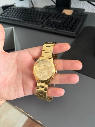 Reloj Guess Dorado Hombre W1070L2