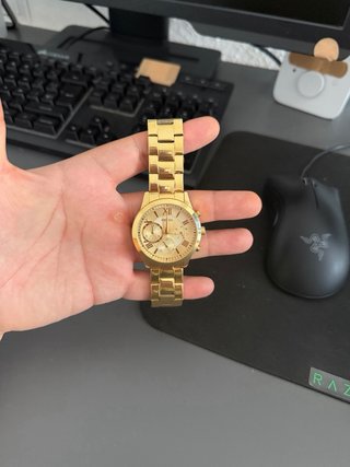 Reloj Guess Dorado Hombre W1070L2