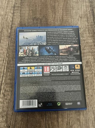 Juego PS4 Grand Theft Auto V GTA V