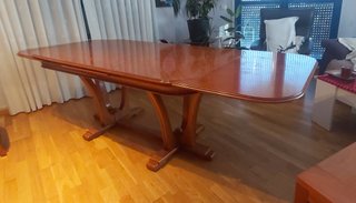 Mesa extensible salón + 4 sillas