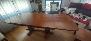 Mesa extensible salón + 4 sillas