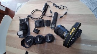 Equipo fotográfico Nikon D7500 + Accesorios
